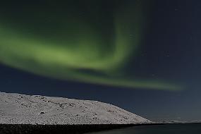 _MG_3880 Litt nordlys i Kirkegårdsbukra en sein kveld