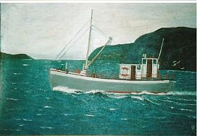 b18 Fra Svanhild Eriksen har jeg, via Birger, fått dette bildet av ferga