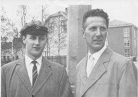 T6 Truls og Knut Rushfeldt, ca 1962. Knut har også bodd på Jakobsnes