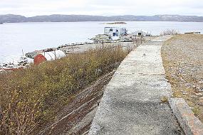 Blåsenborg Blåsenborg-anno 2008 - Lakseslakteriet i bakgrunnen