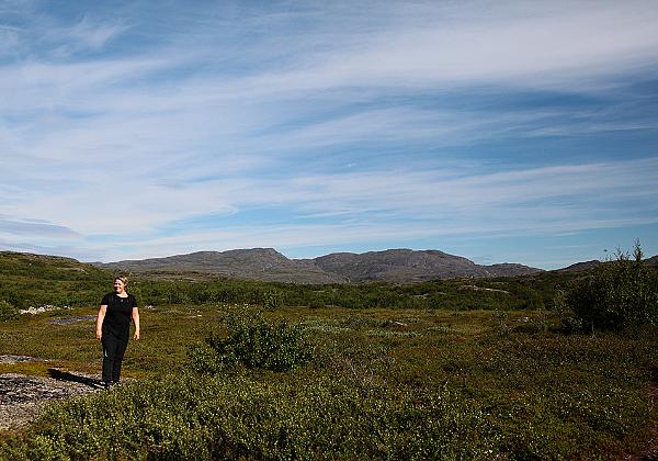 2015 - Til Bøkfjord fyr 11.08.2015. Ho Inger E. Stærk og æ går fra Reinøysund til Bøkfjord fyr i fantastisk flott vær.